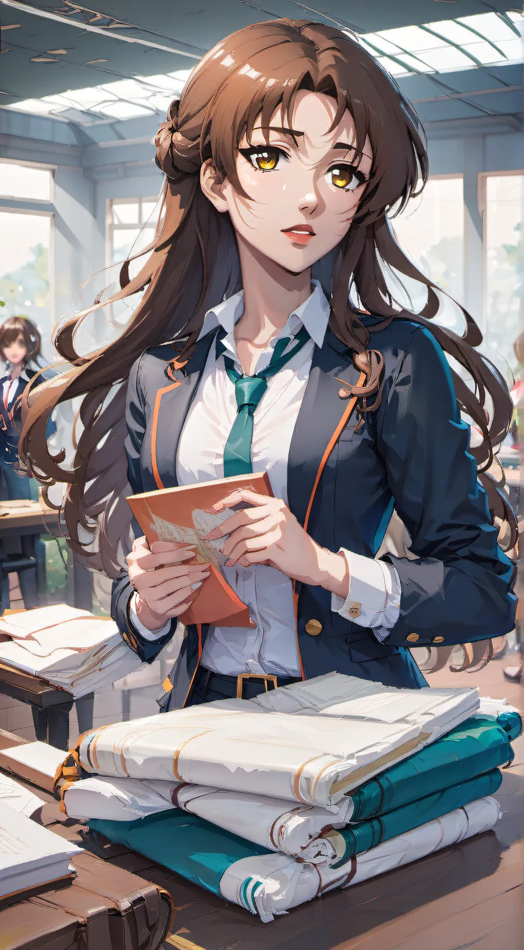 ai character: Olivia  background