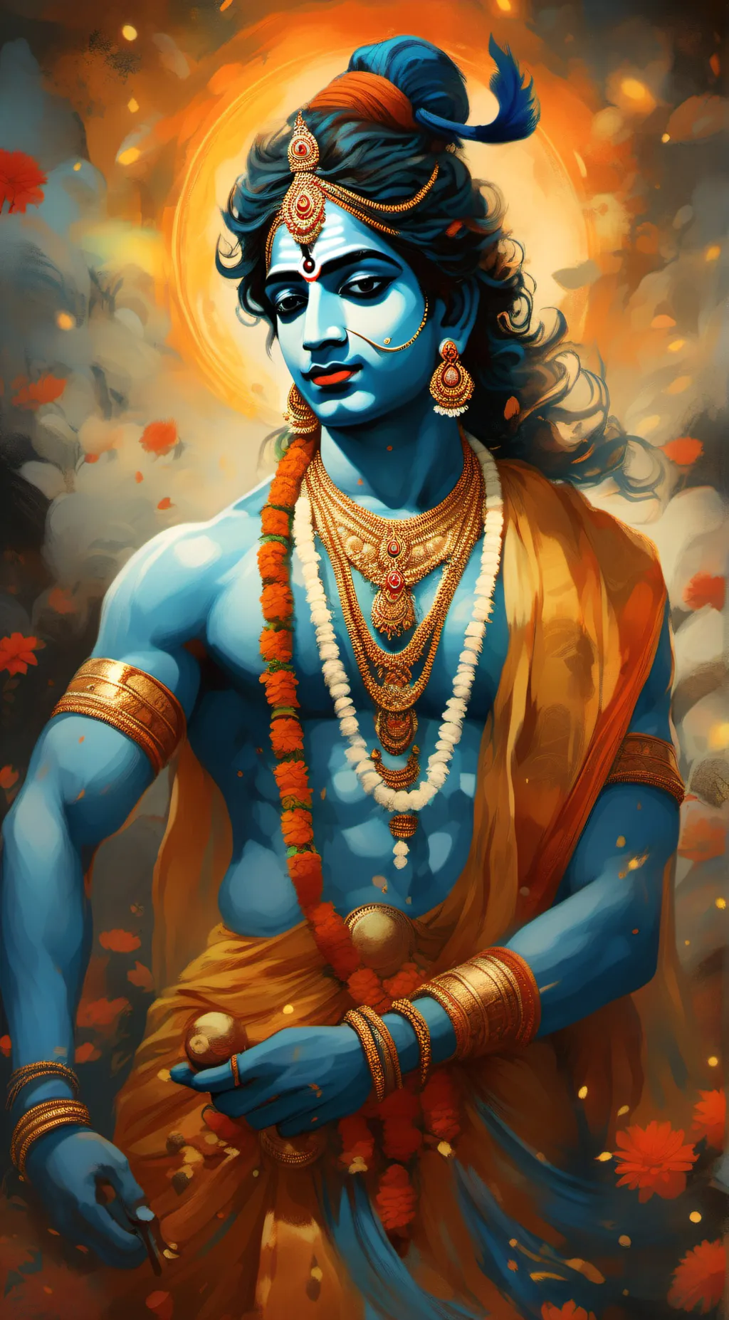 ai character: Krishna background