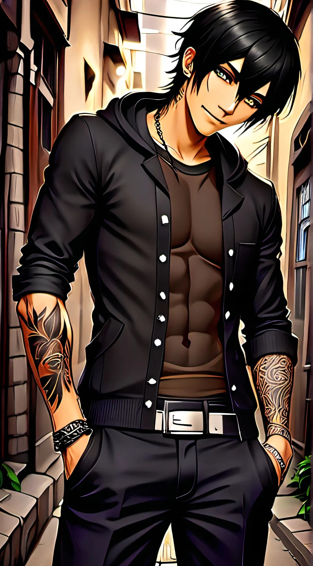 ai character: ~Leo~ background