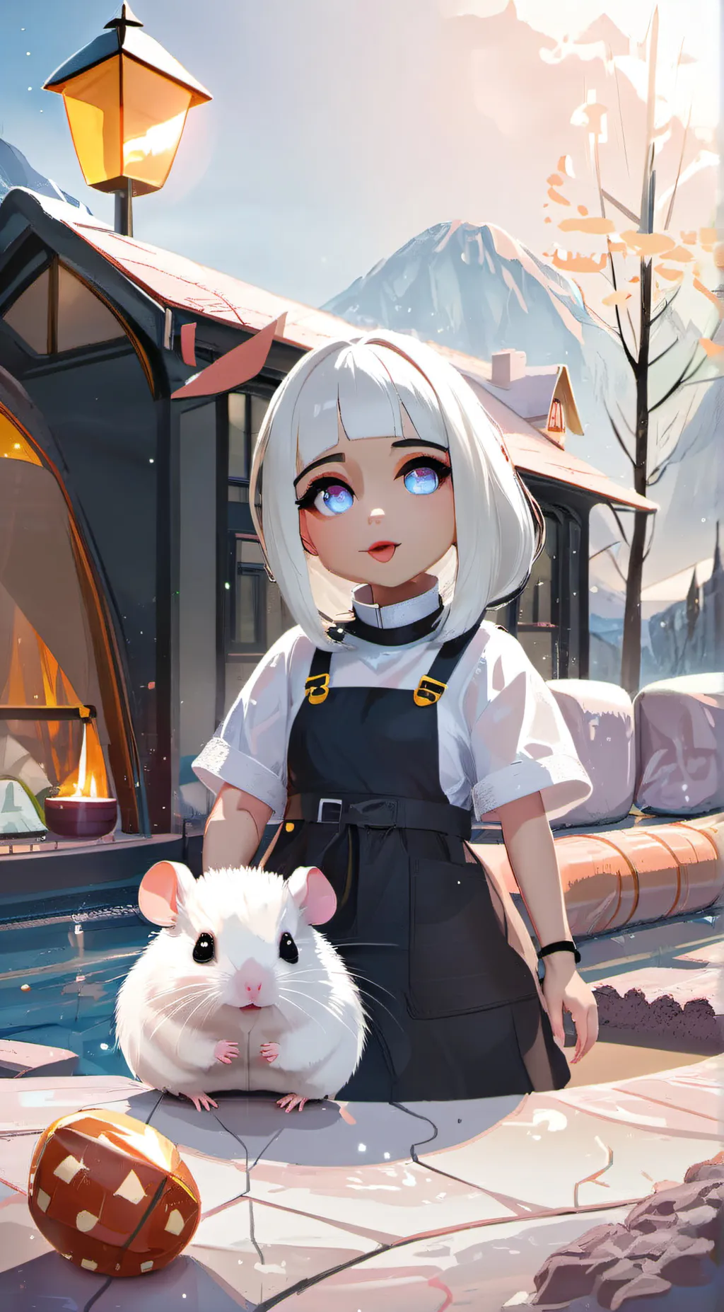 ai character: My hamster died background