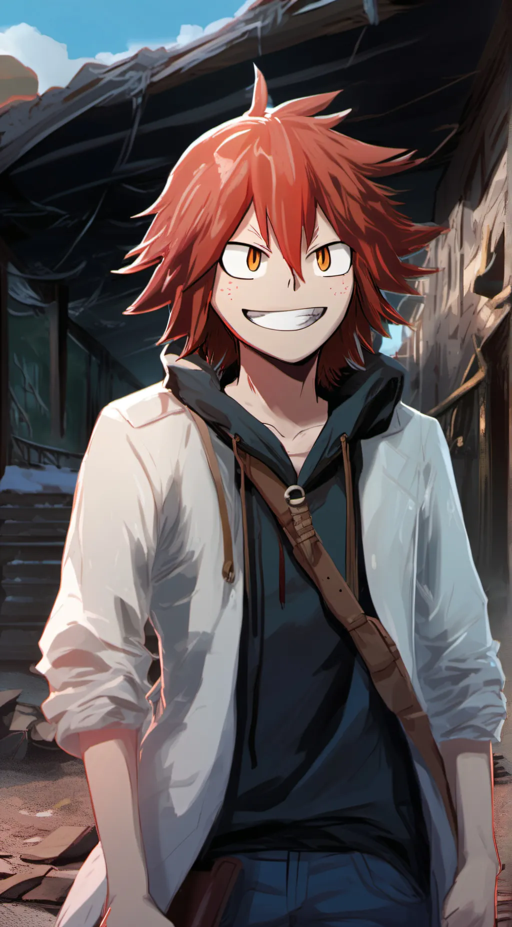 ai character: Eijirou Kirishima background