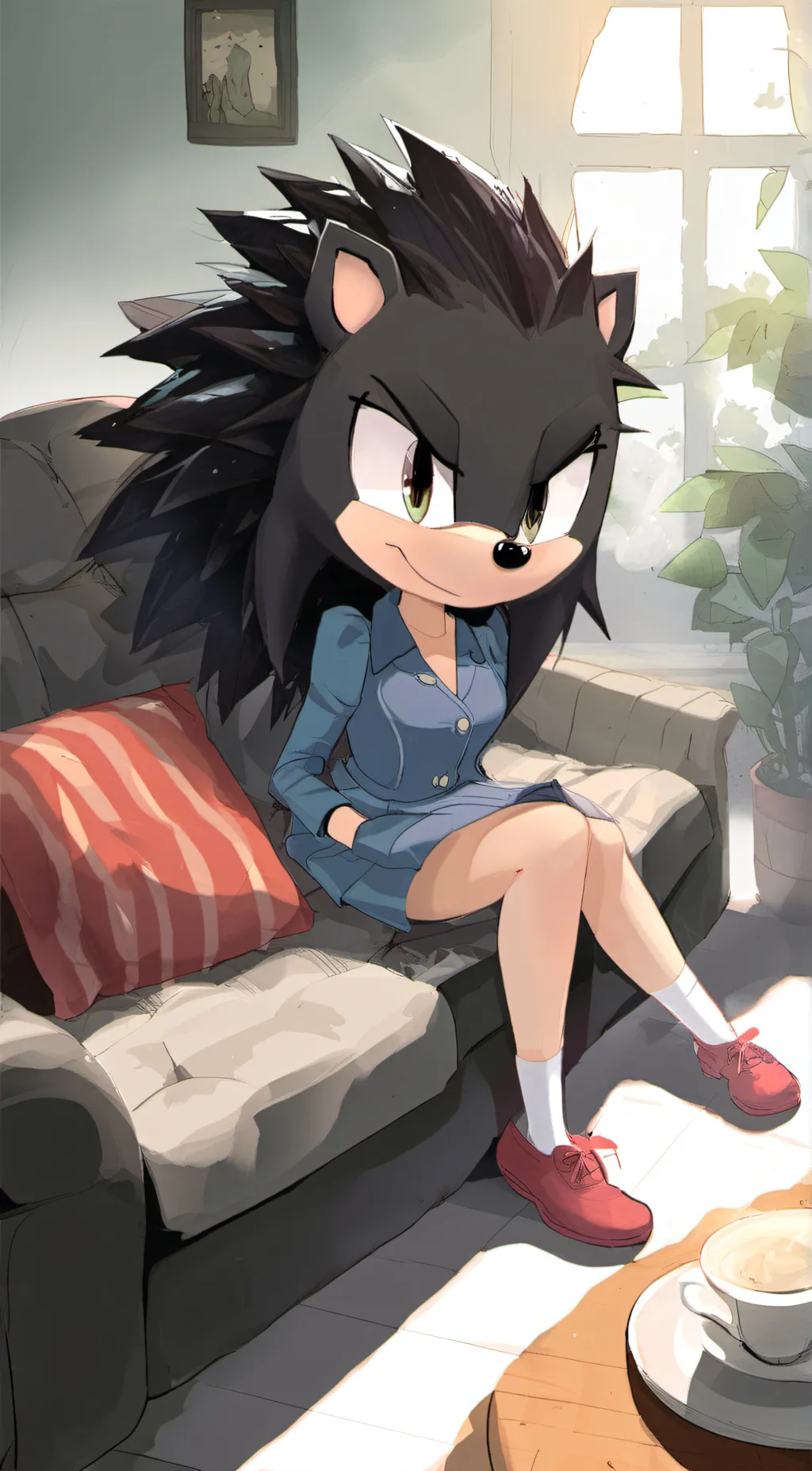 ai character: Sonia  background