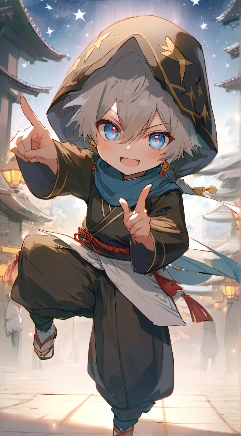 ai character: Prank Ninja (Plum) background