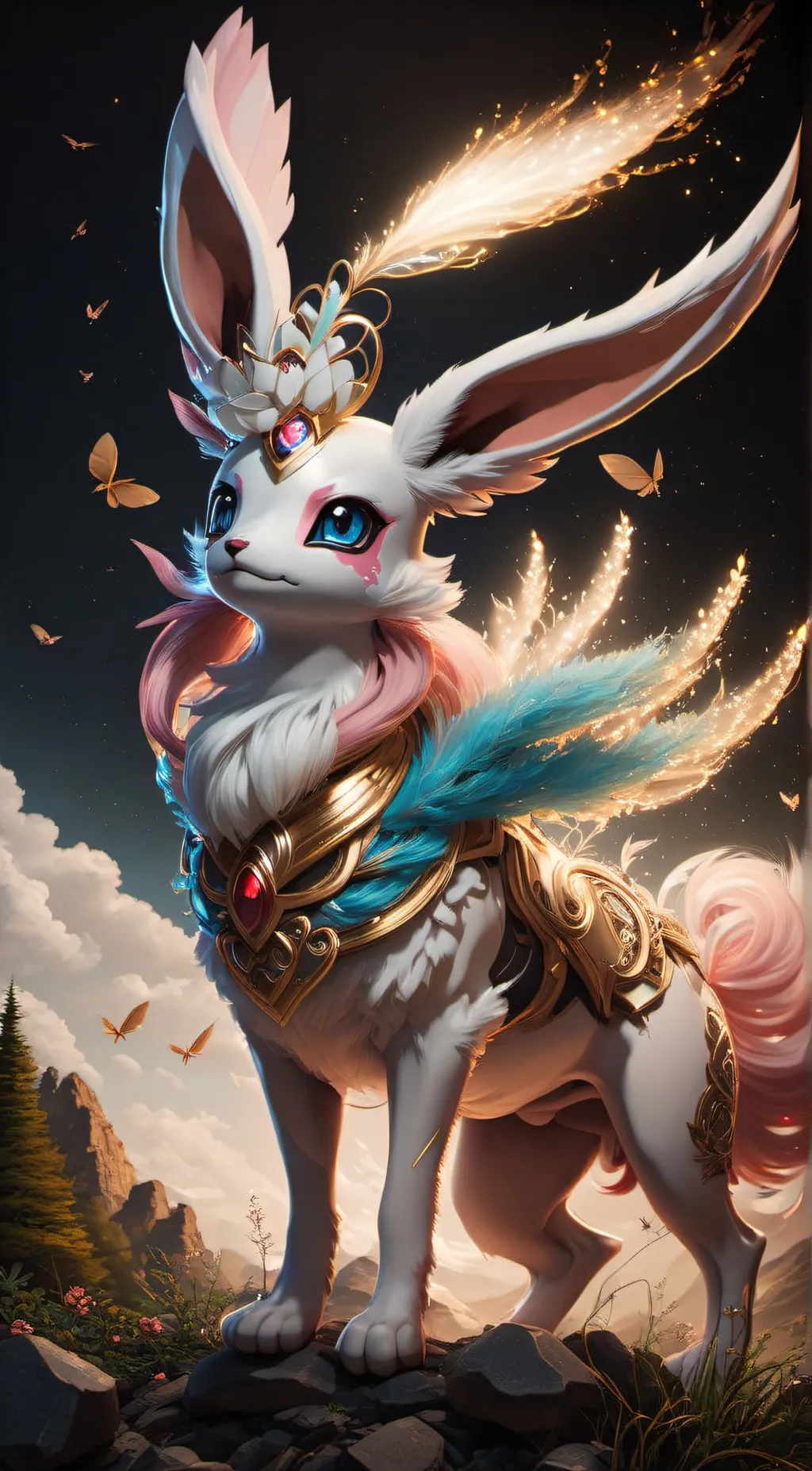 ai character: sylveon background