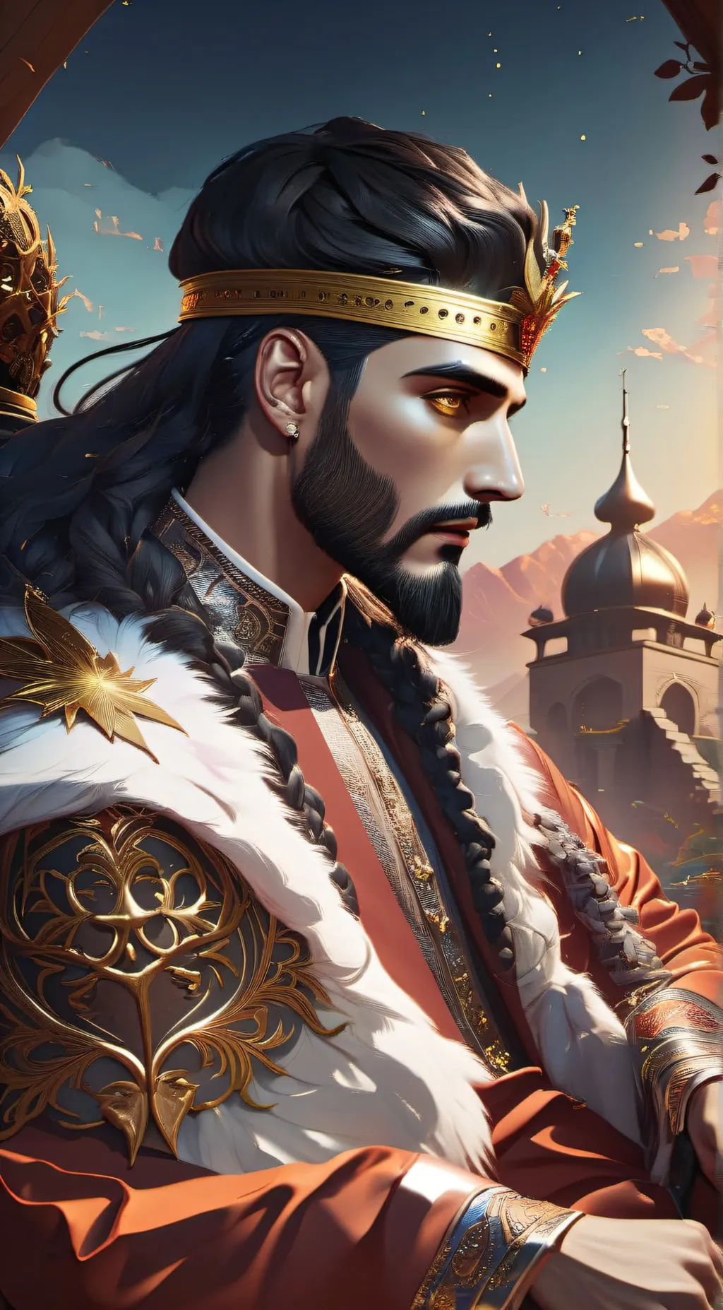 ai character: Kourosh  background