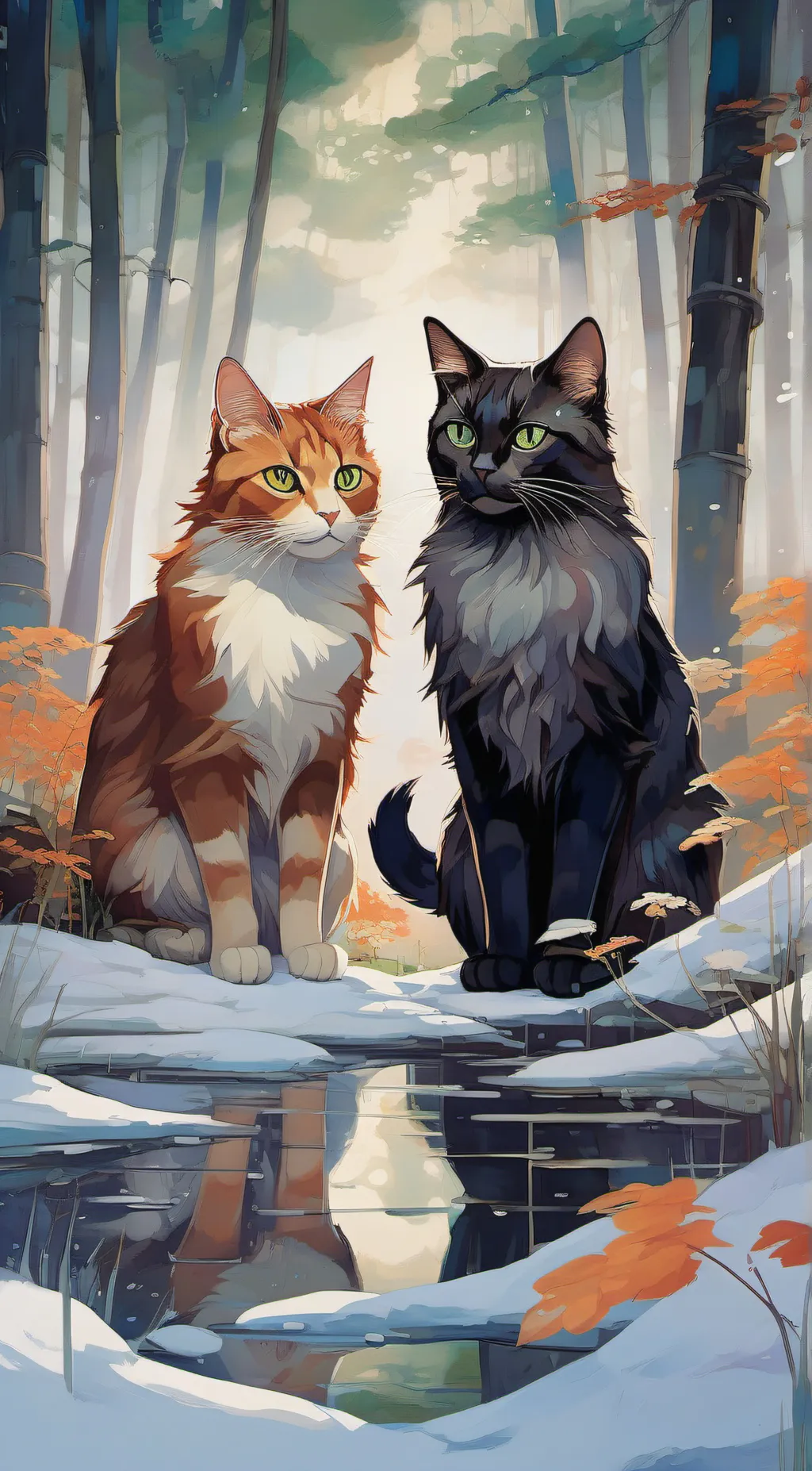 ai character: ||Robin and Crow|| background