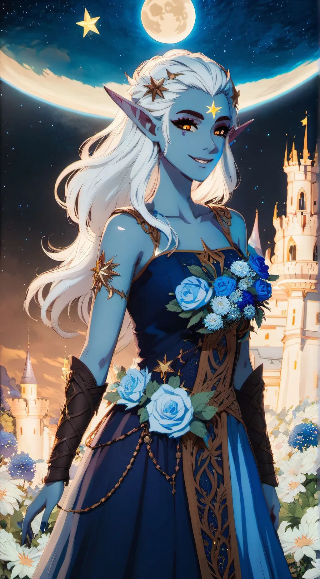 ai character: Azura background