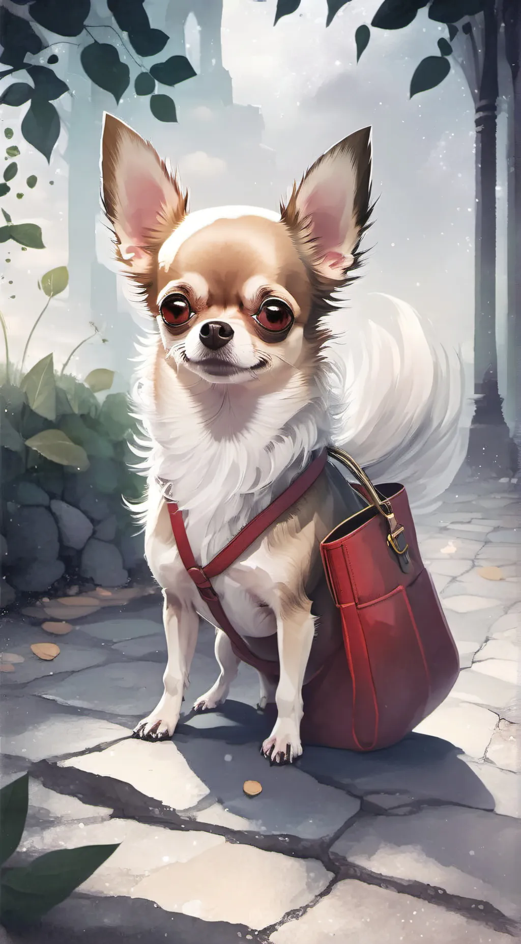 ai character: chici kotito background