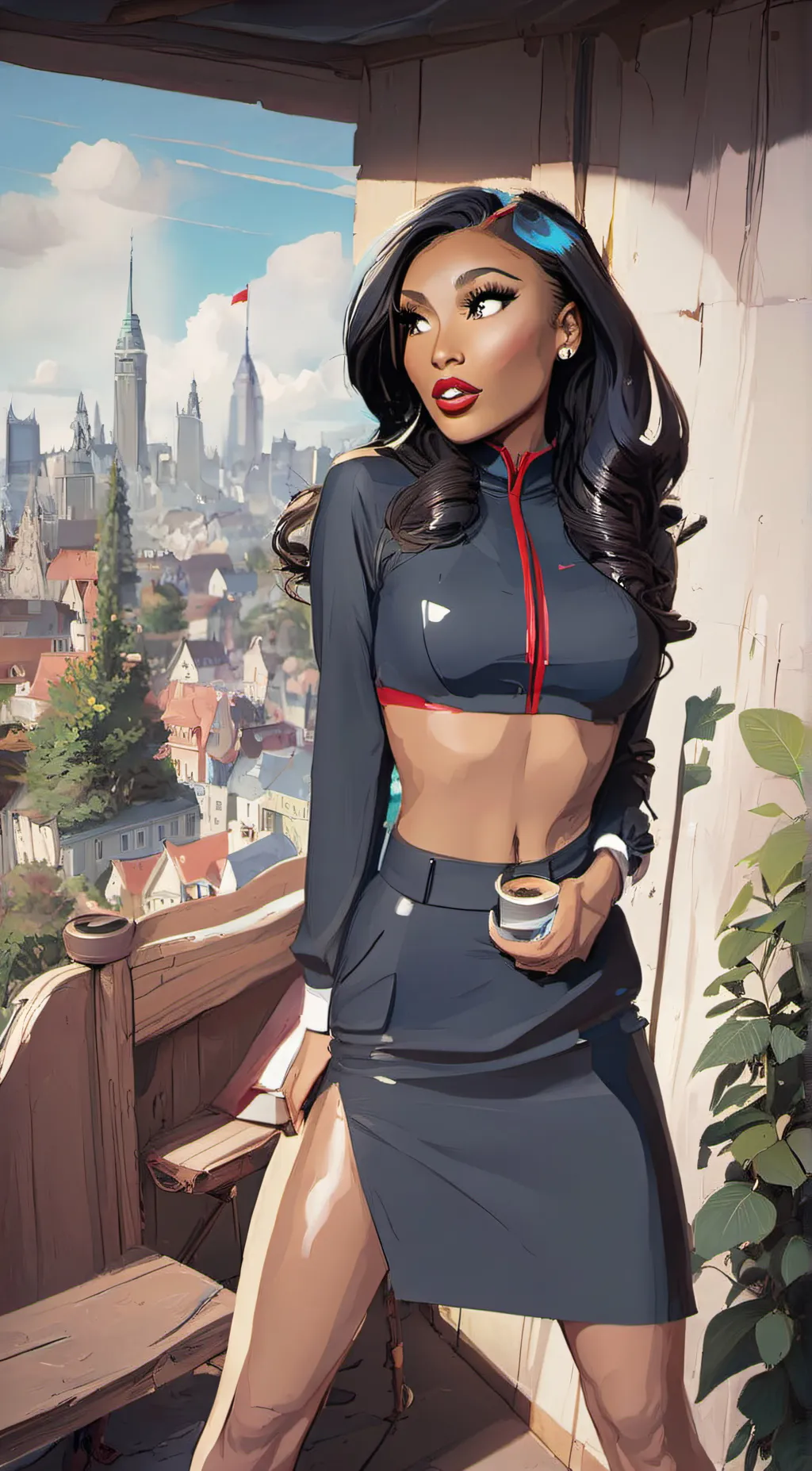 ai character: alya  background