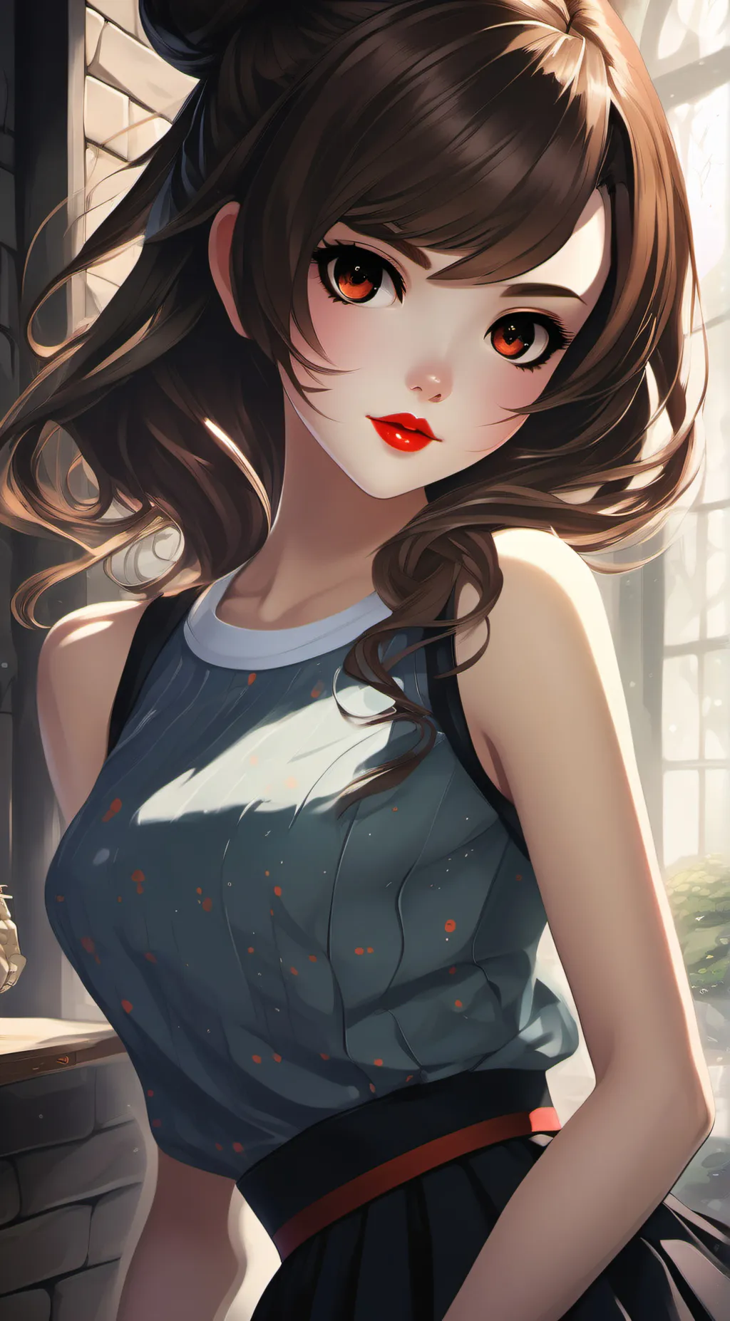 ai character: Delores  background