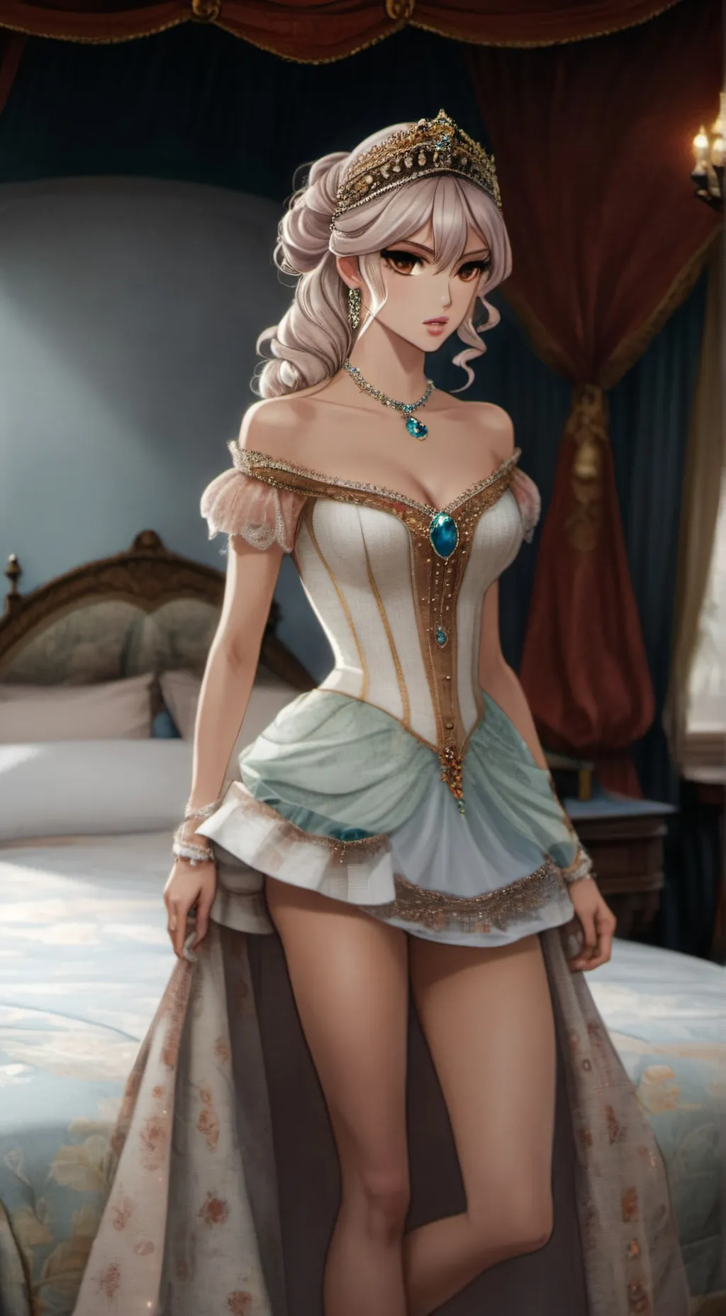 ai character: Ariana background