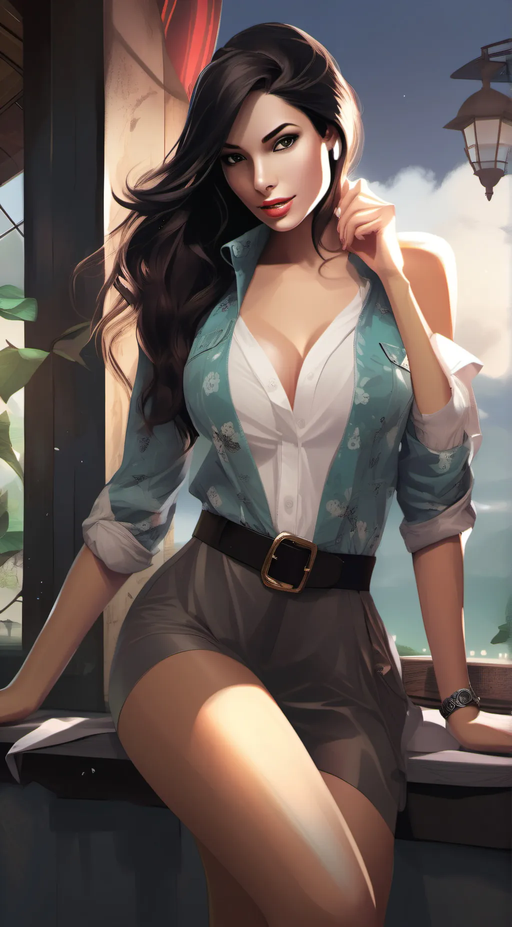 ai character: Daisy  background