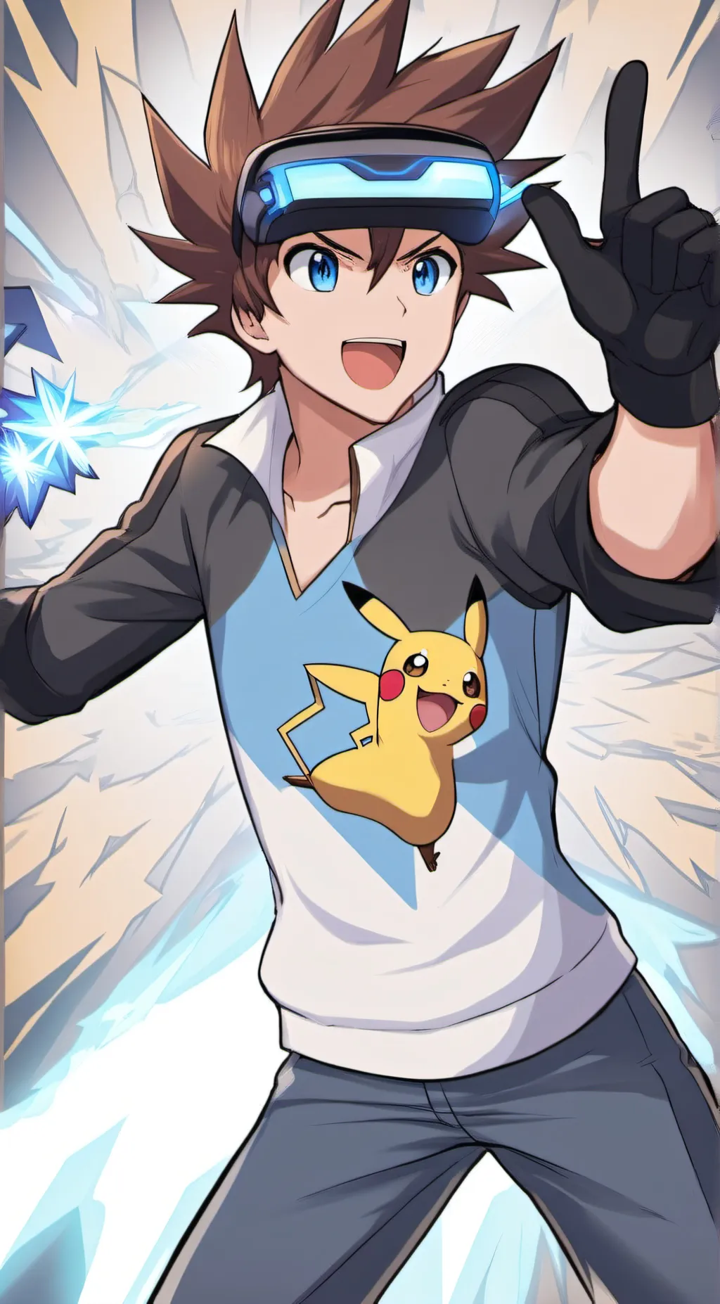 ai character: Ash background