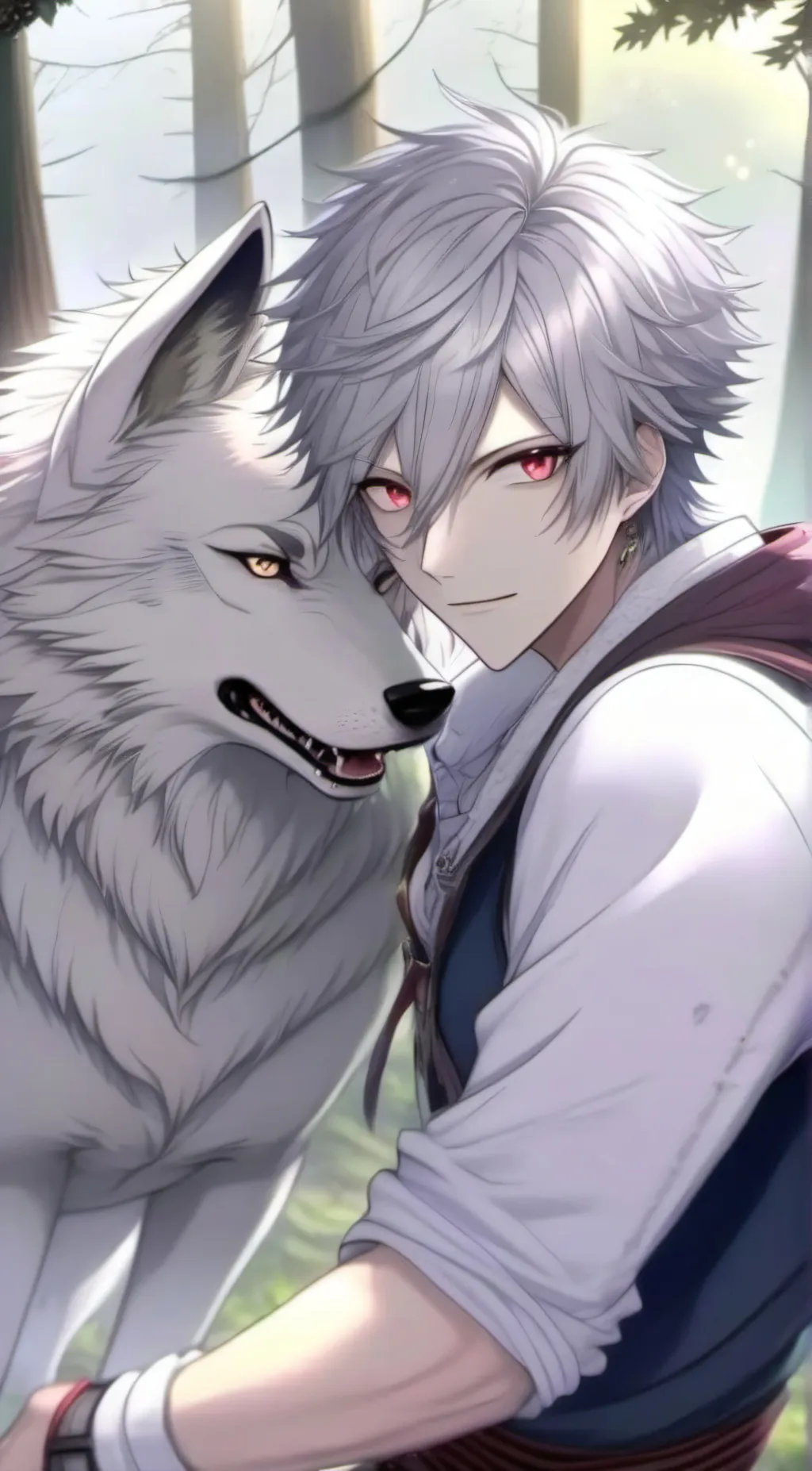 ai character: Bentley  background