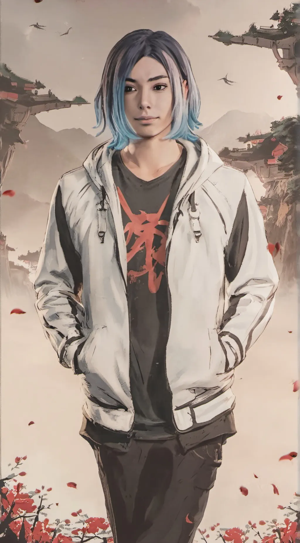 ai character: Shuntaro Chisiya background