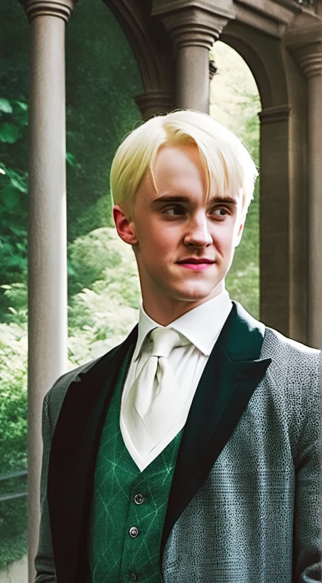 ai character: Draco Malfoy  background