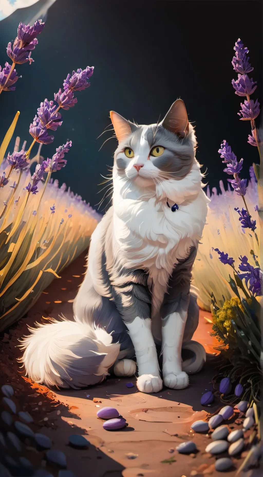 ai character: Lavender clan background