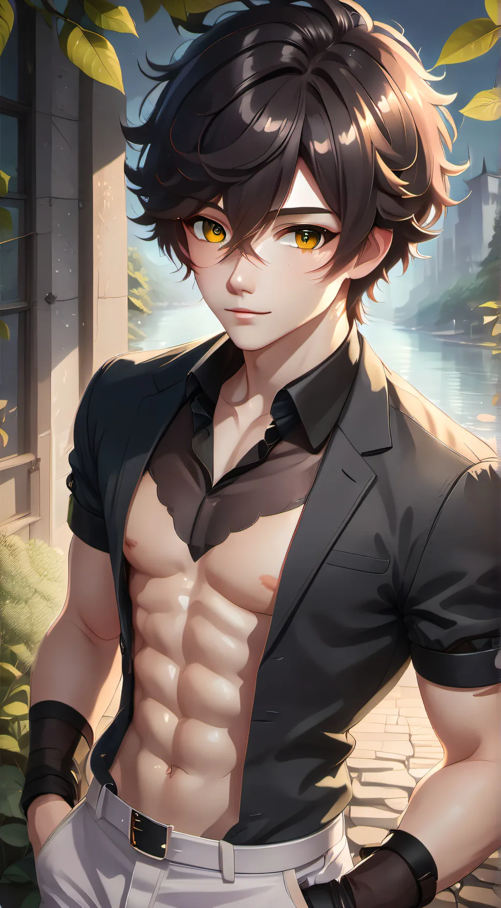 ai character: allen background