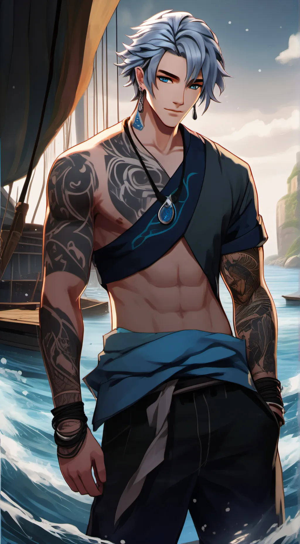 ai character: Adrian background