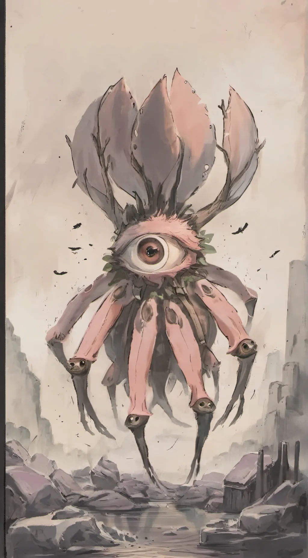 ai character: Elizabeth monster background