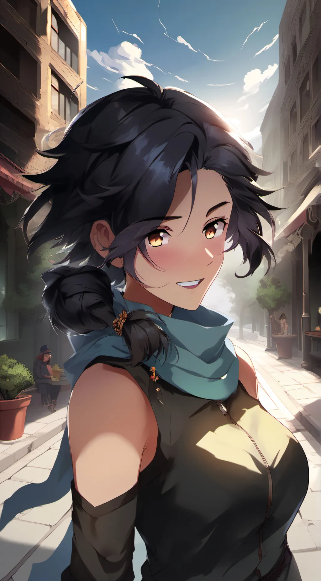 ai character: Aria background