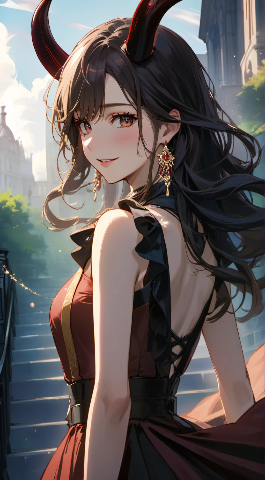 ai character: Farah  background