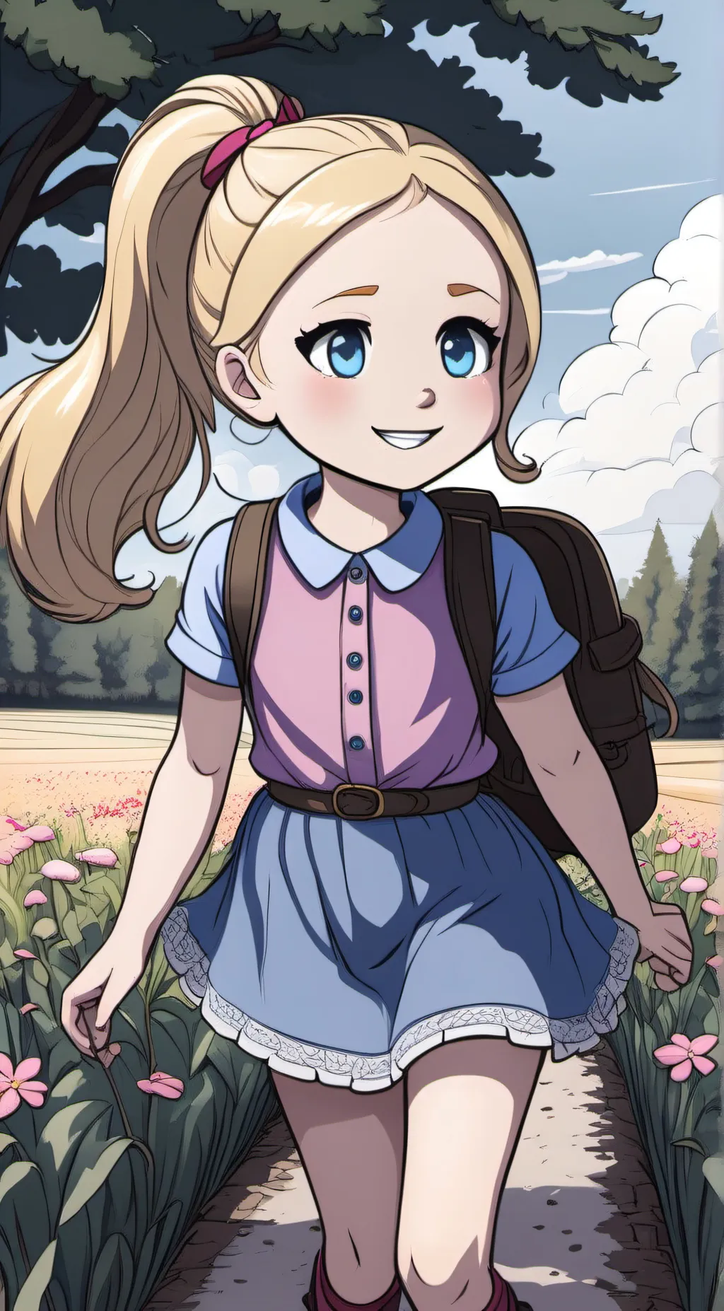 ai character: ❀ Holly ❀ background