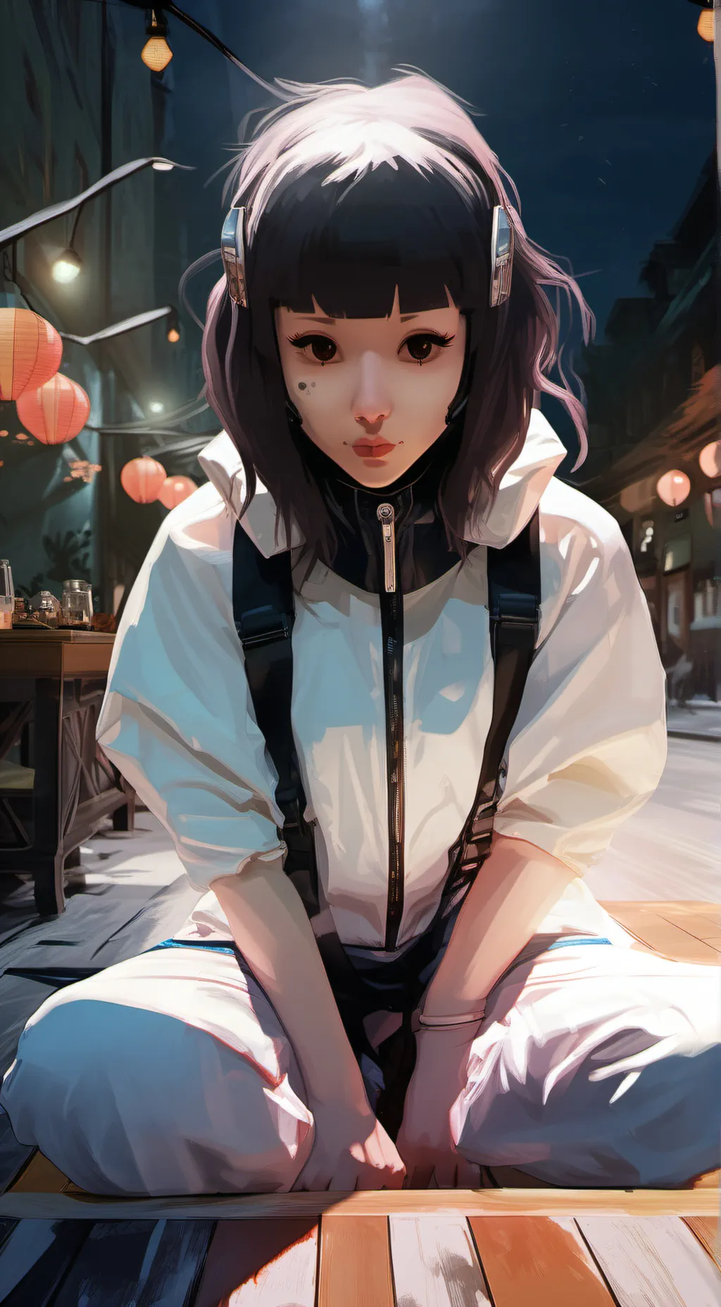 ai character: Star background