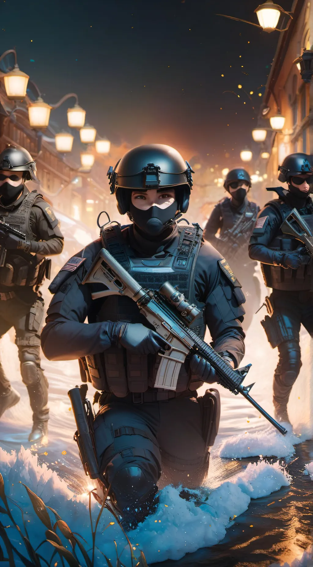 ai character: SWAT team background