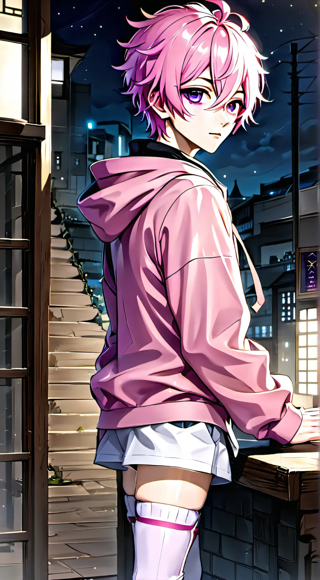 ai character: Leo background