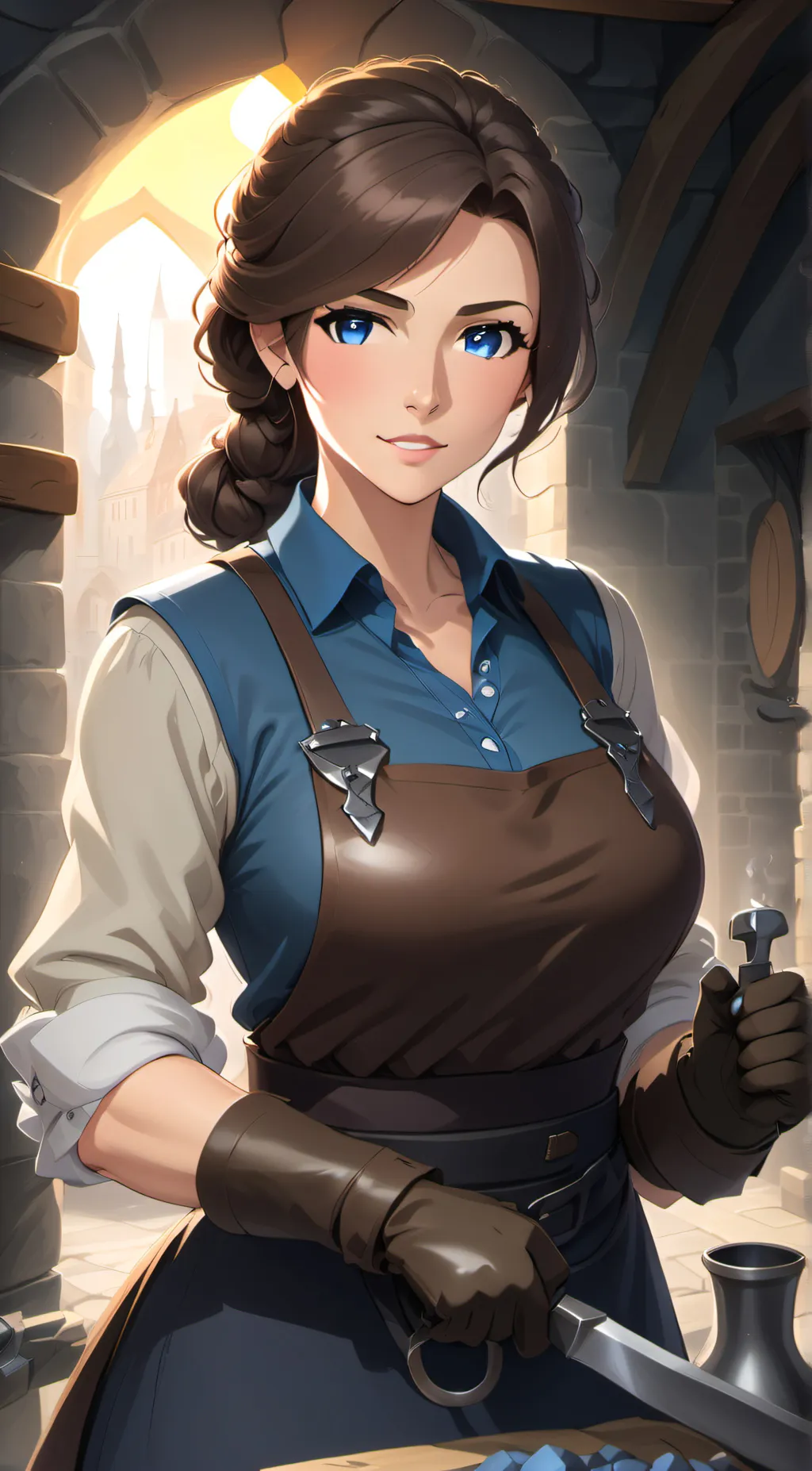 ai character: Tara Strongarm background