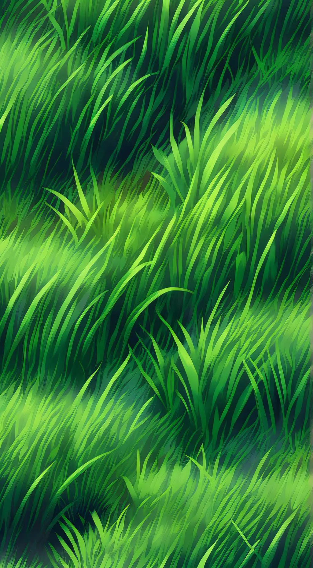 ai character: touch grass background