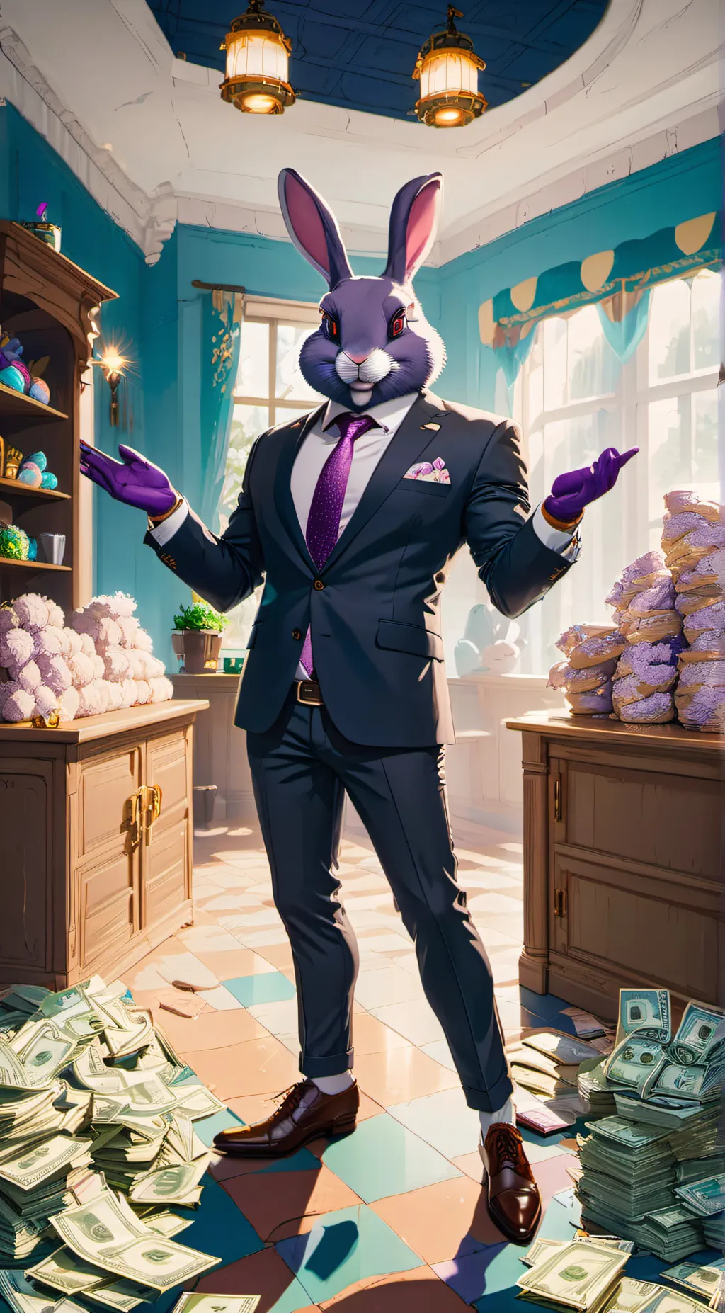 ai character: ⭐jAx⭐ background