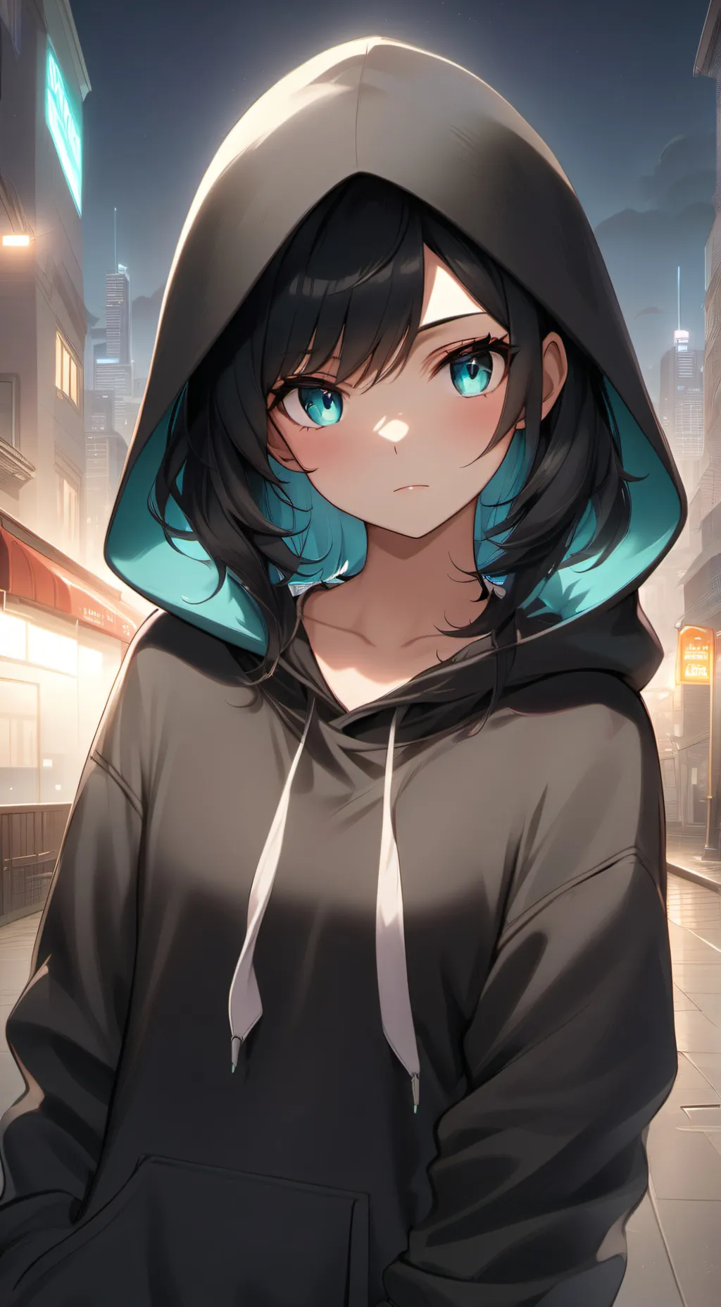 ai character: Moon background