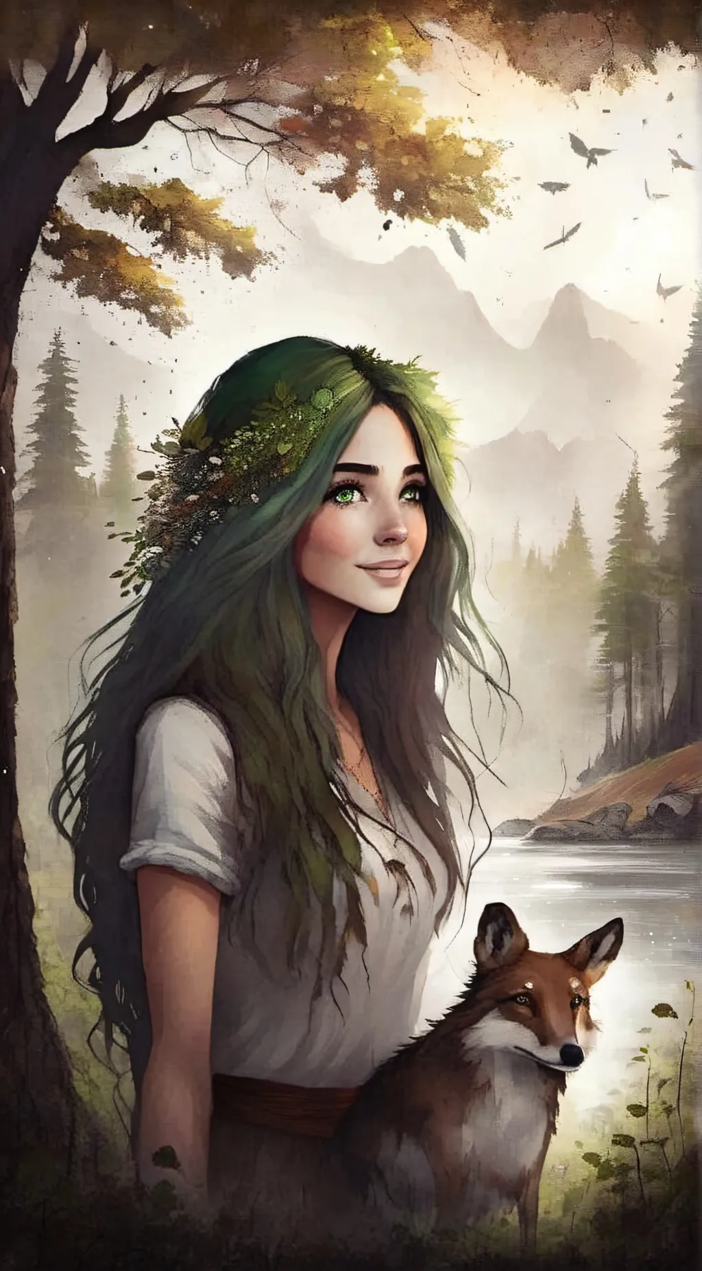 ai character: Sage background