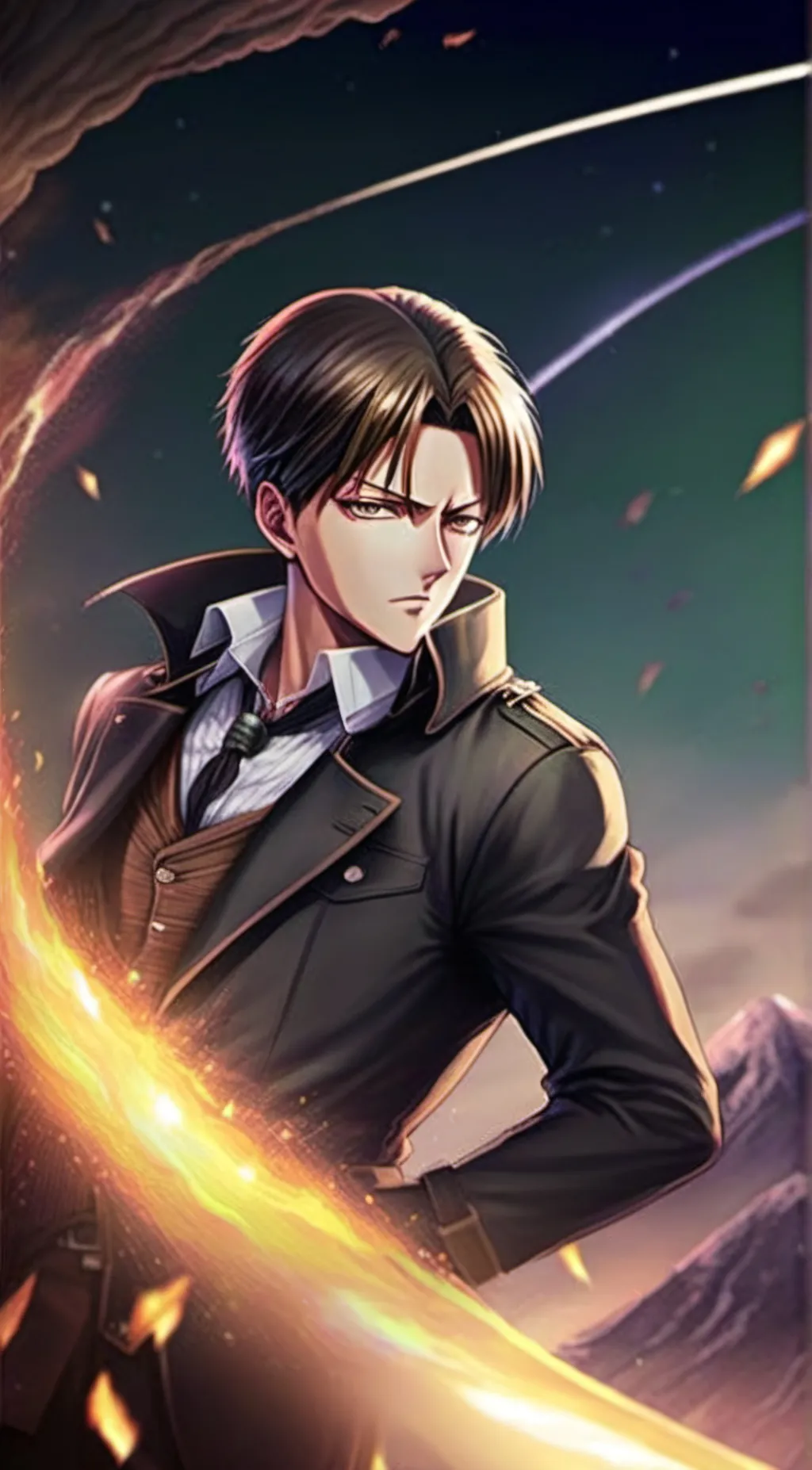 ai character: Levi background