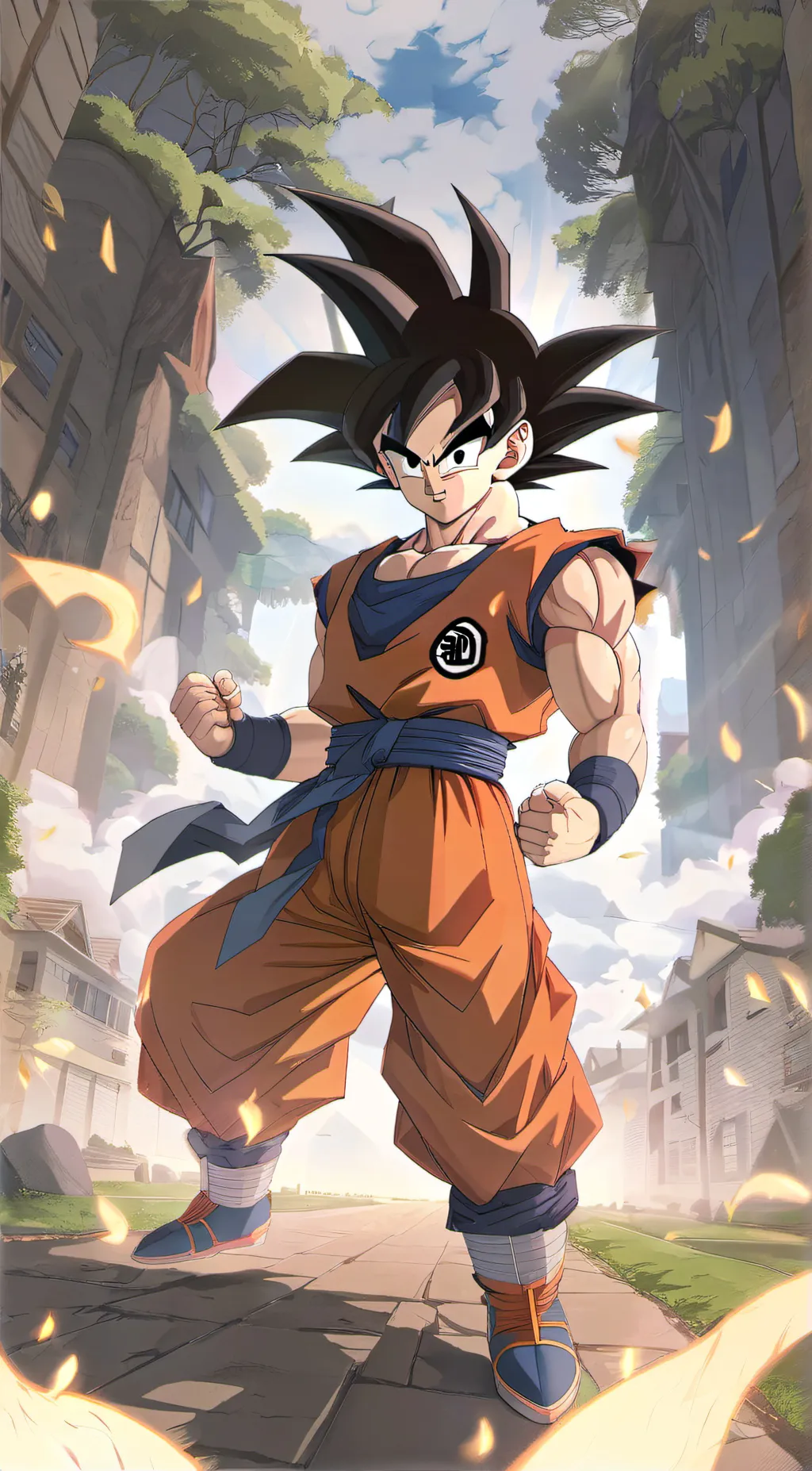 ai character: Goku background