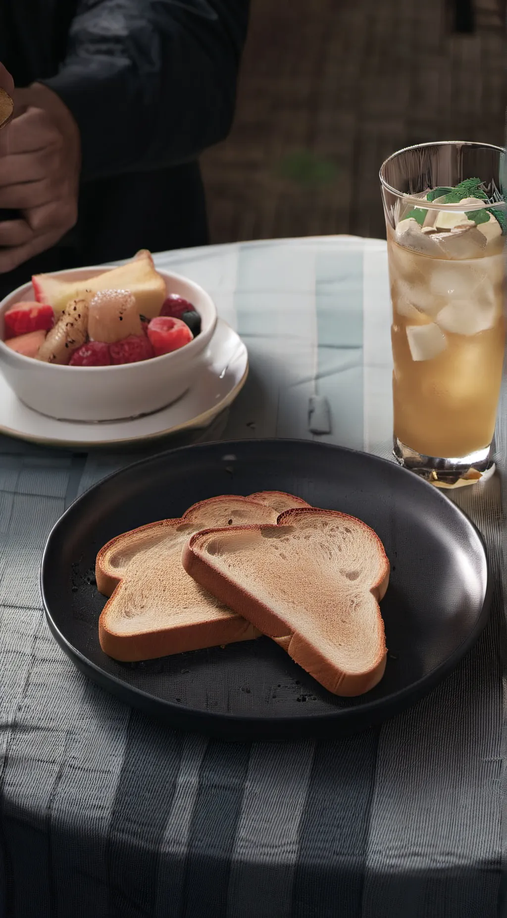 ai character: toast  background