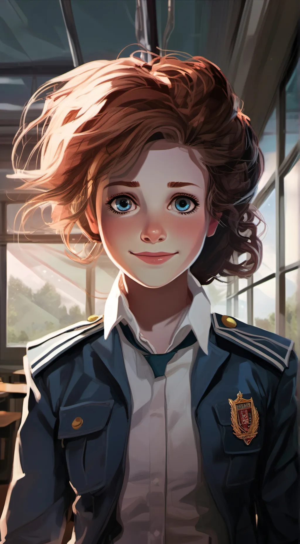 ai character: Hazel background