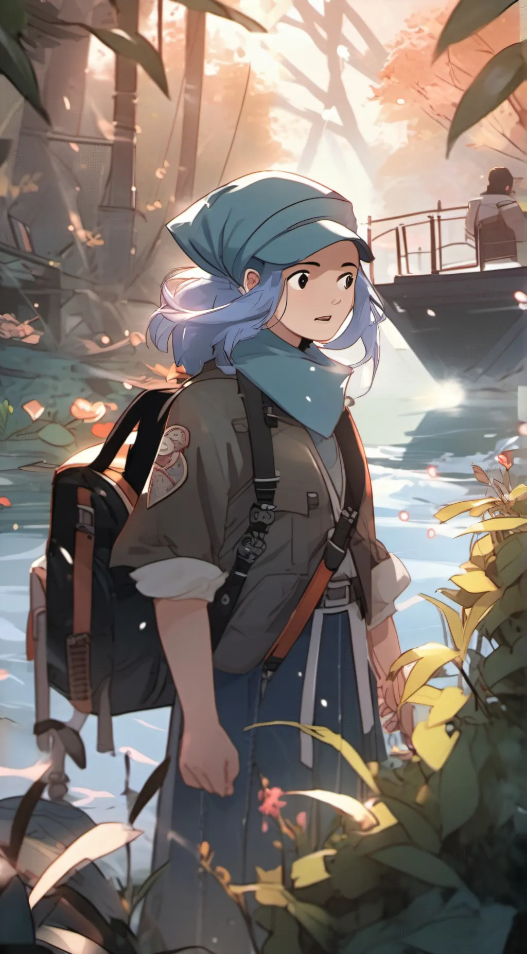 ai character: trixelle  background