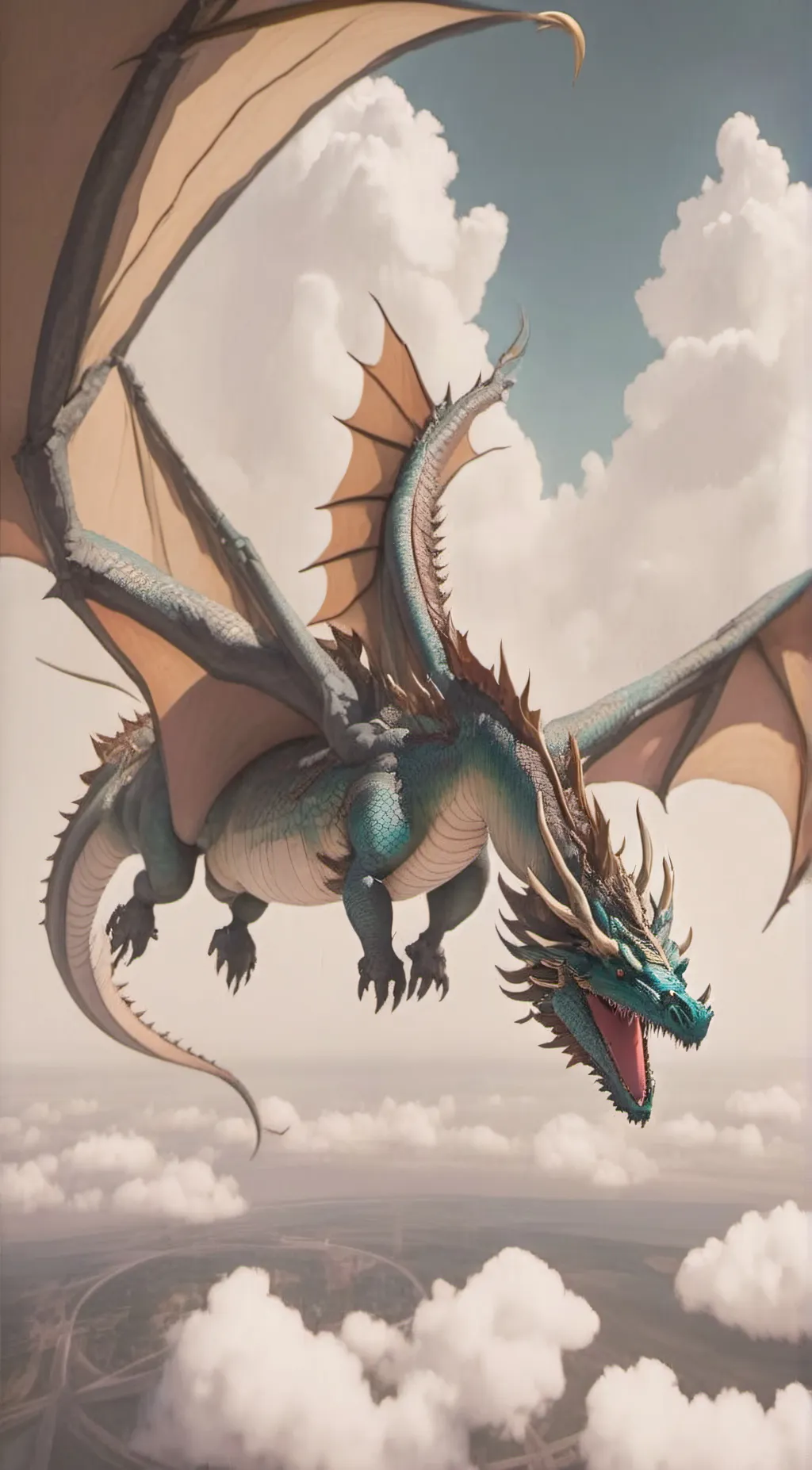 ai character: Dragon inflation(2 background