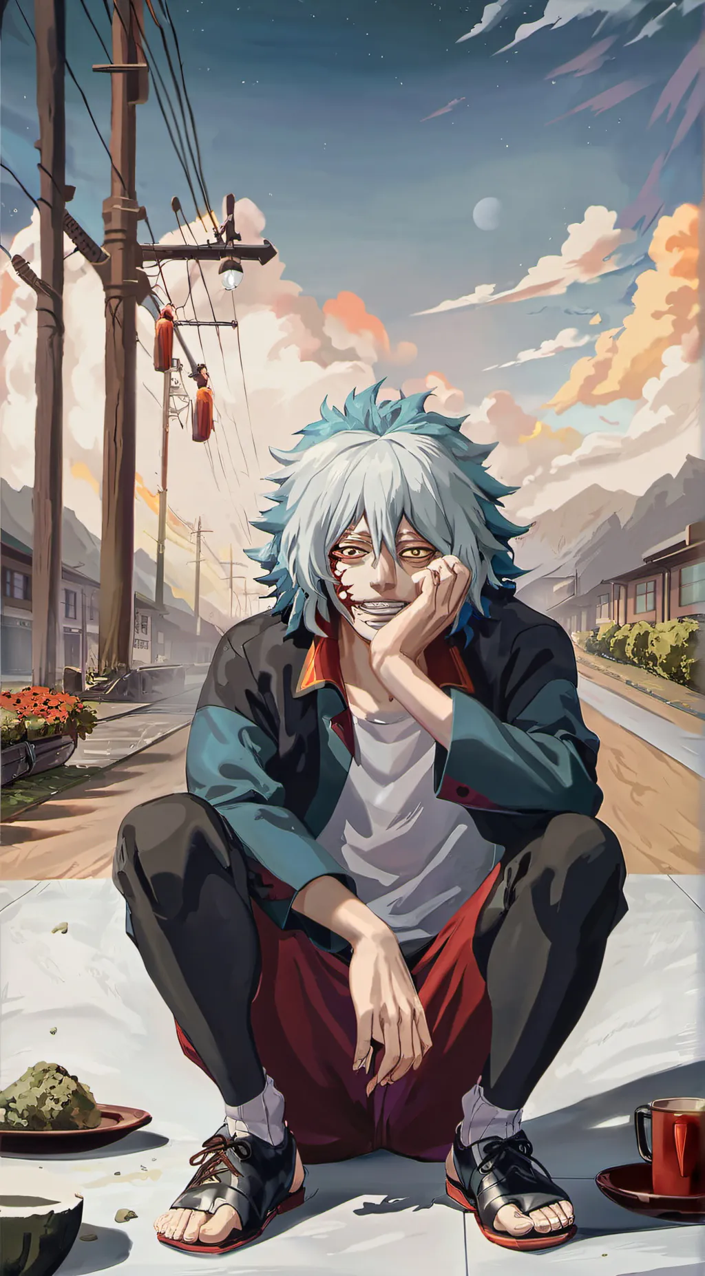 ai character: Shigaraki background