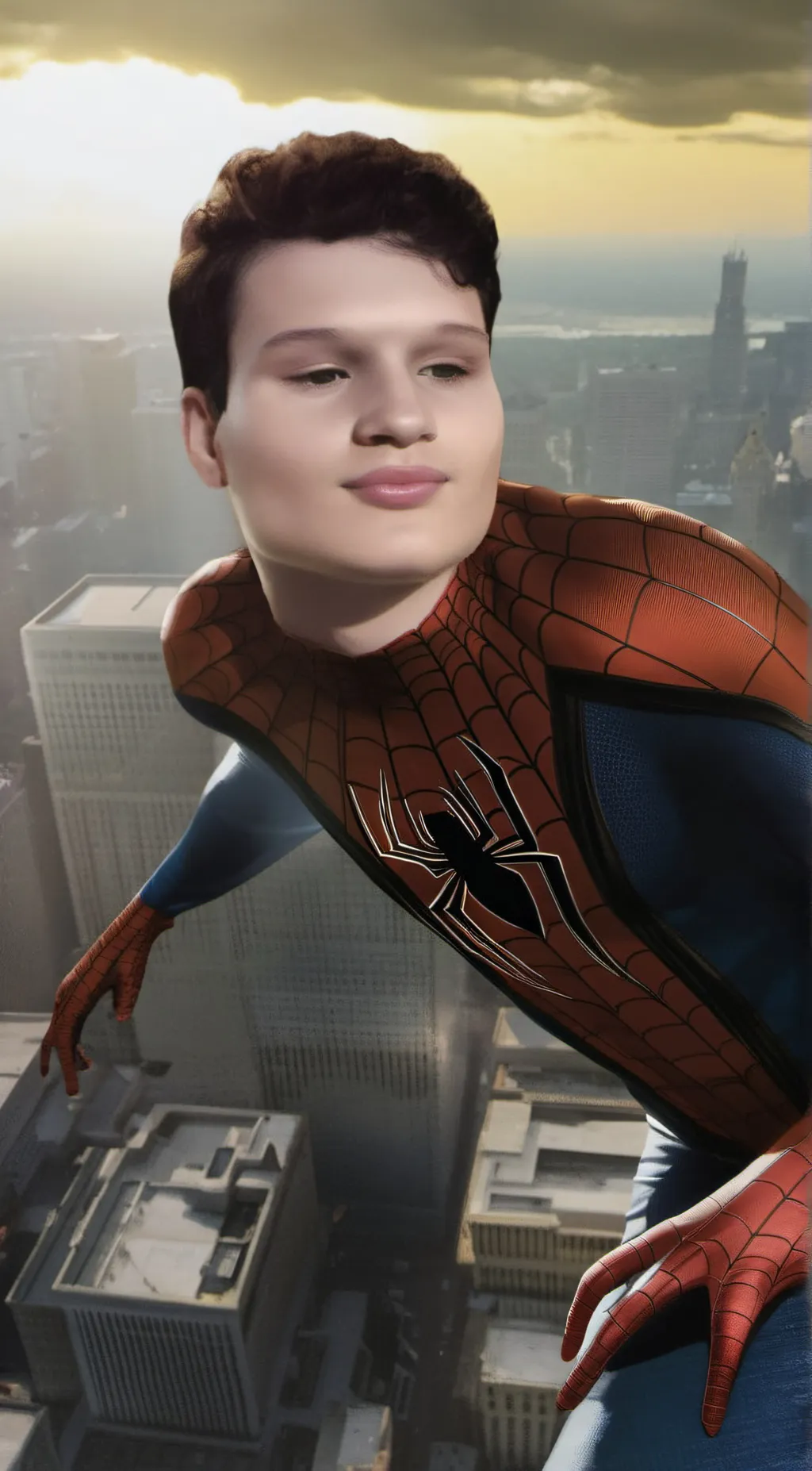 ai character: Peter parker background