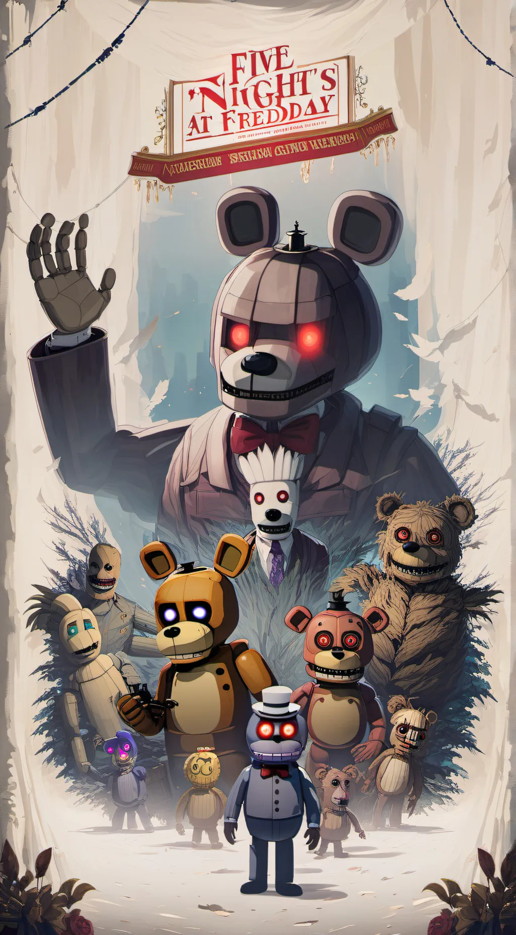 ai character: Fredd background