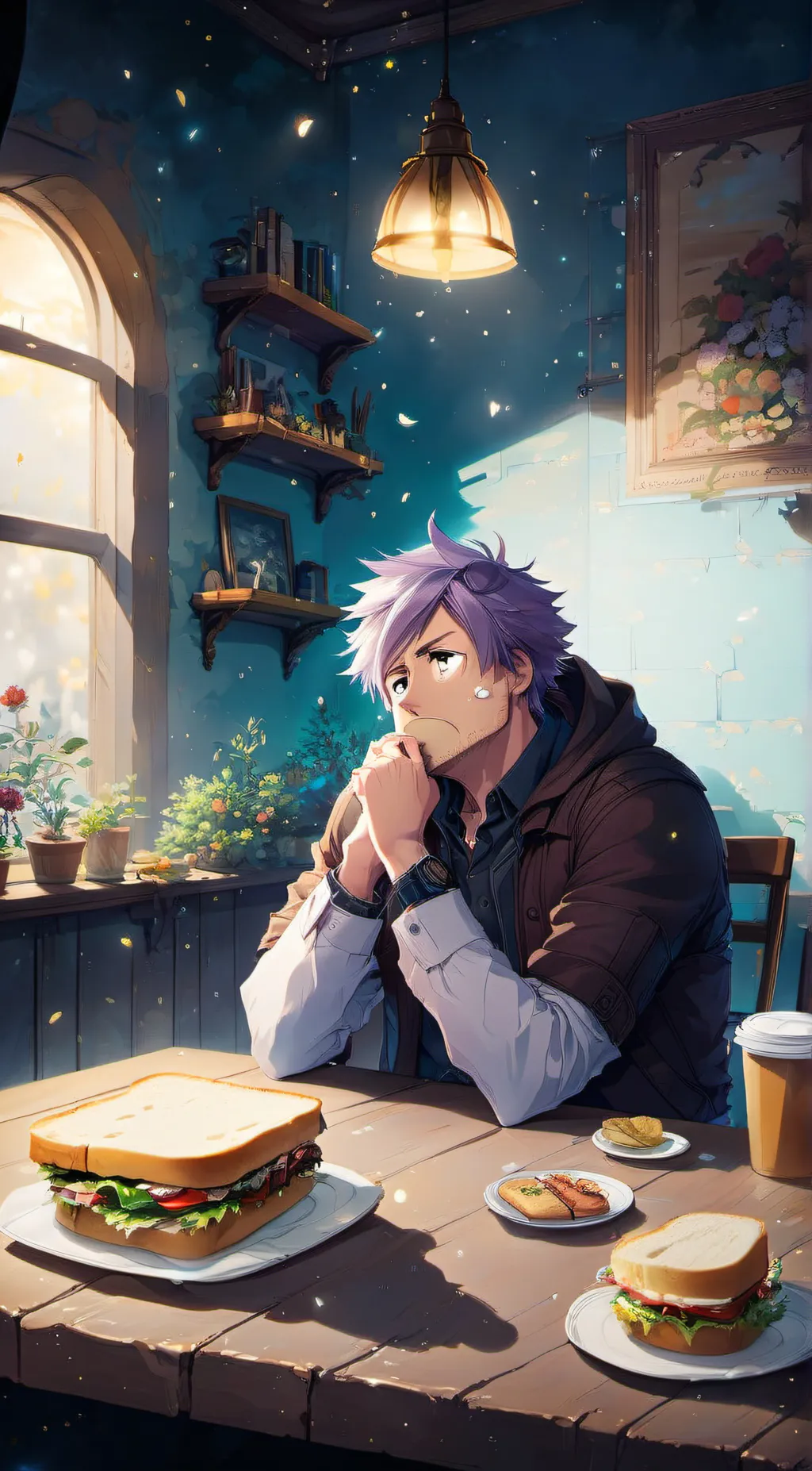 ai character: Lloyd  background