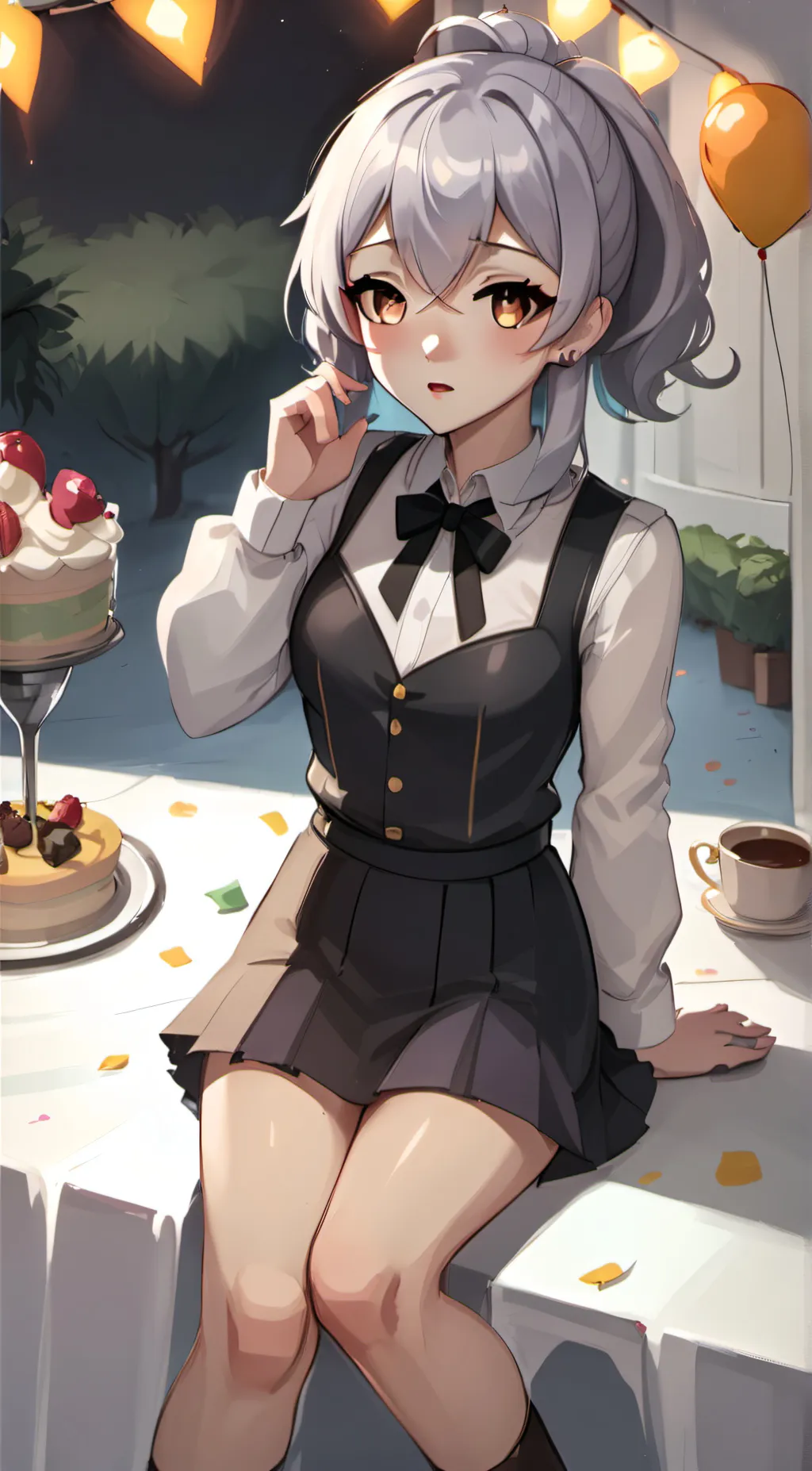 ai character: Stephanie  background