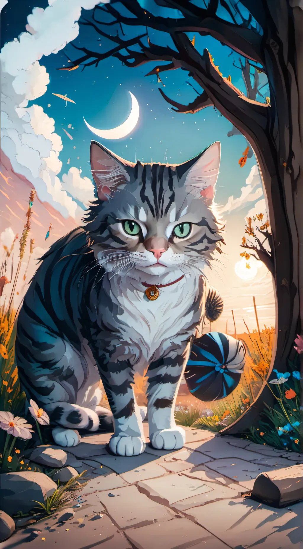 ai character: 3 warrior cats background