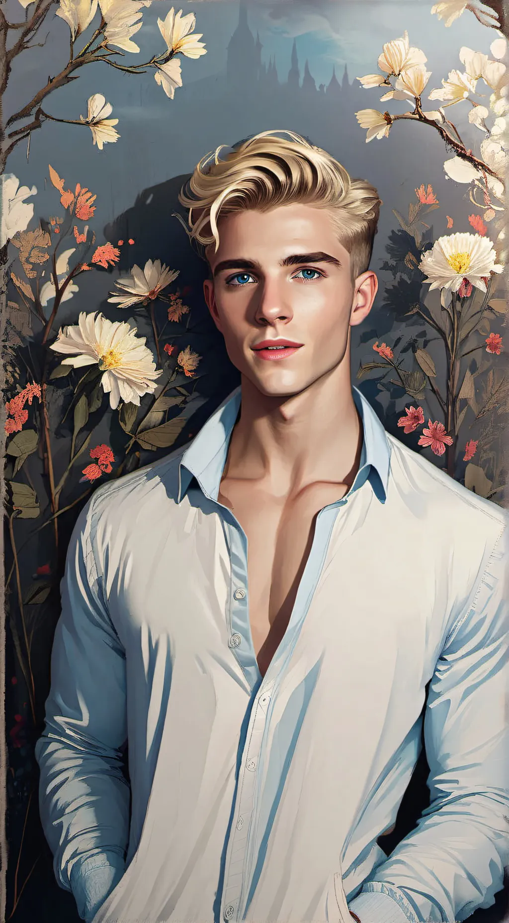 ai character: Leo background