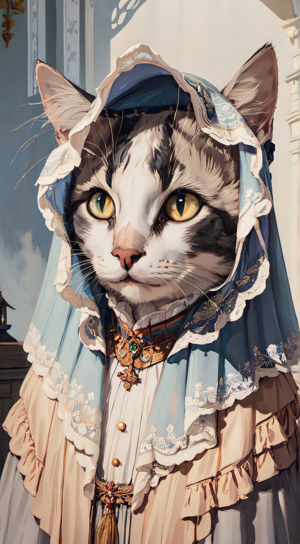 ai character: Princess the Kitty background