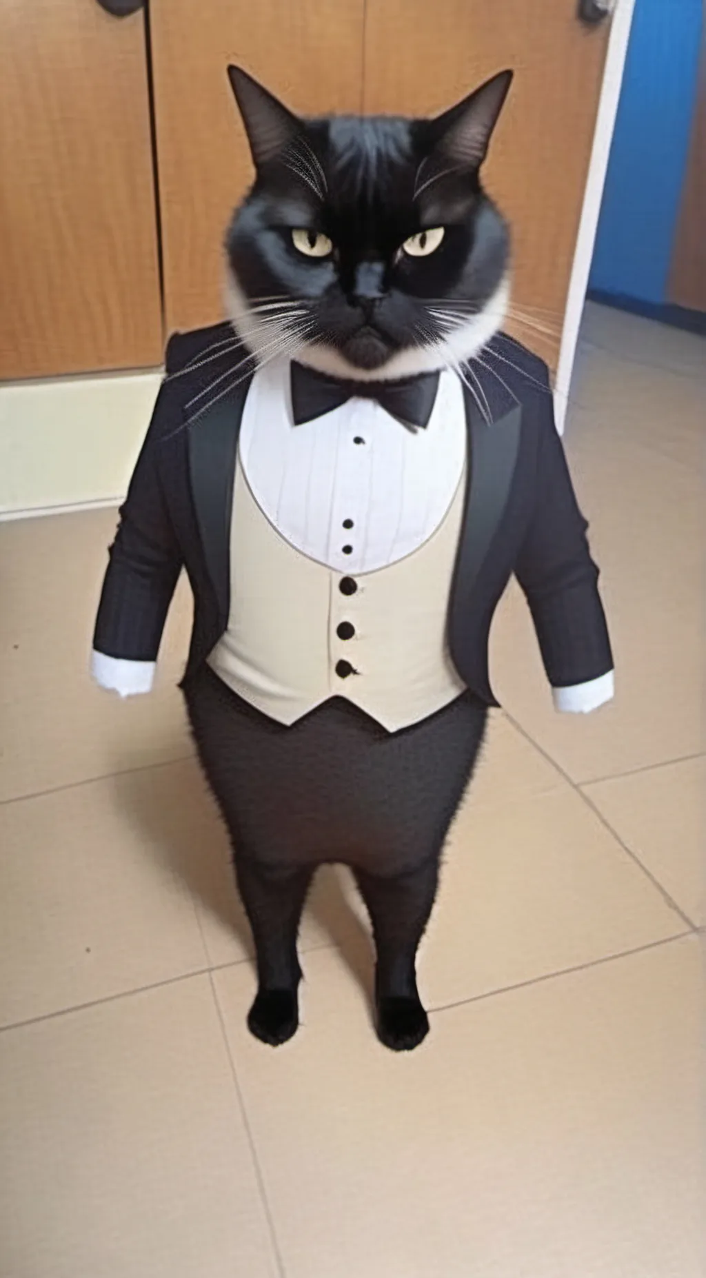 ai character: cat background